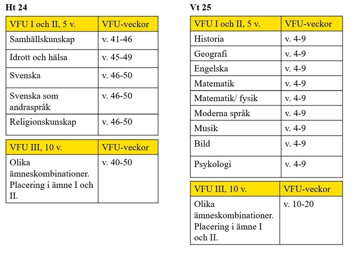 vfu-veckor ht 24 vt 25